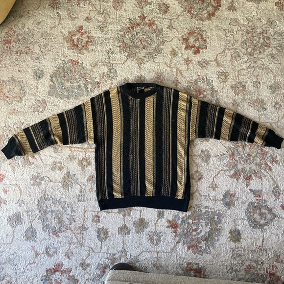 Striped vintage grandpa sweater - Picture 1 of 5